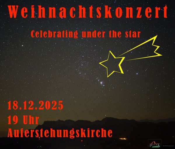 Plakat Weihnachtskonzert 2025